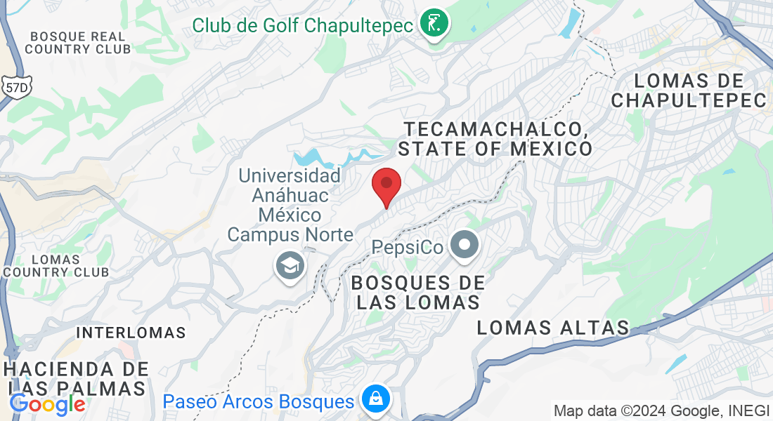 Av. de los Bosques, Tecamachalco, Naucalpan de Juárez, Méx., Mexico