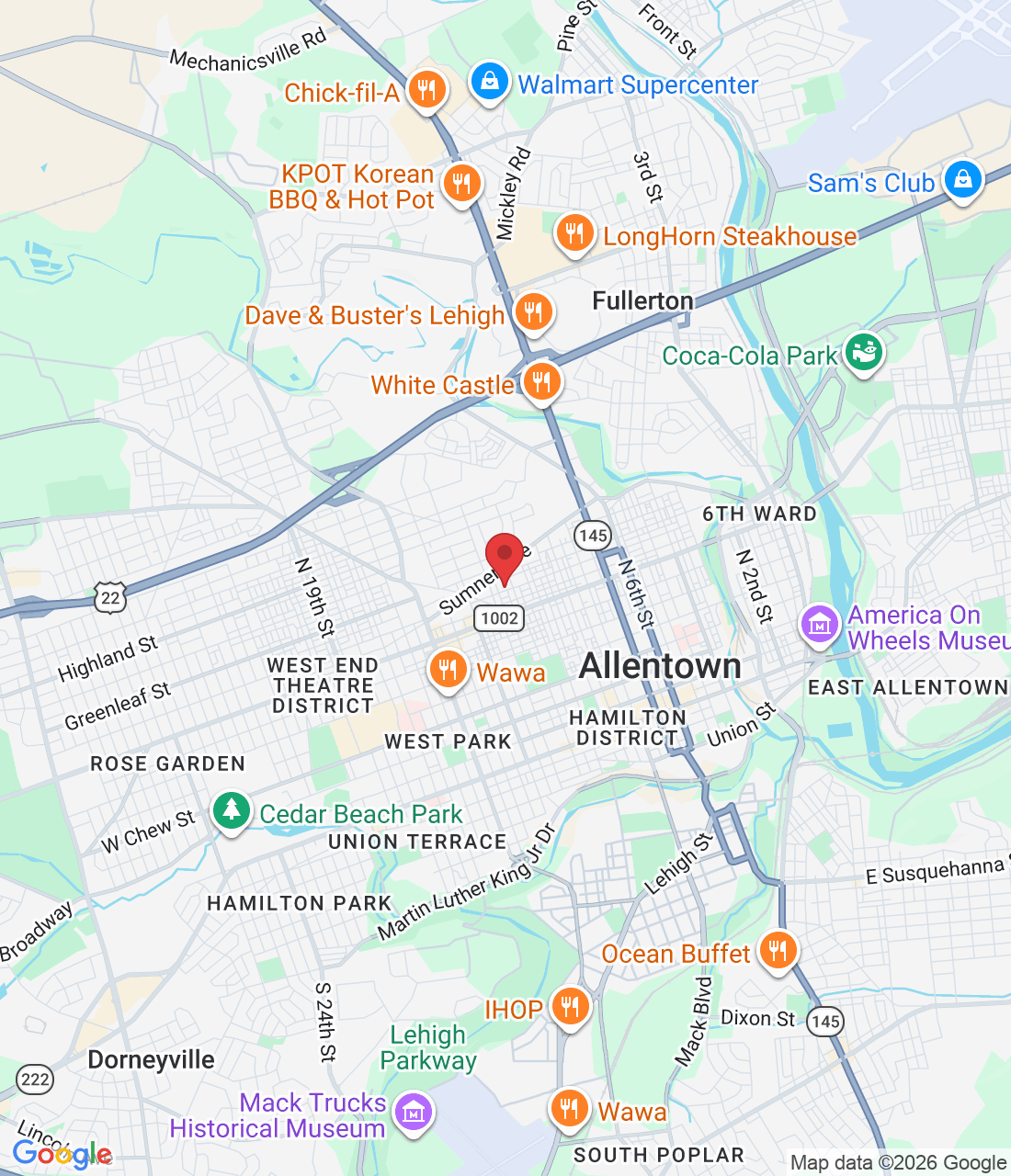 1115 Washington St, Allentown, PA 18102, USA