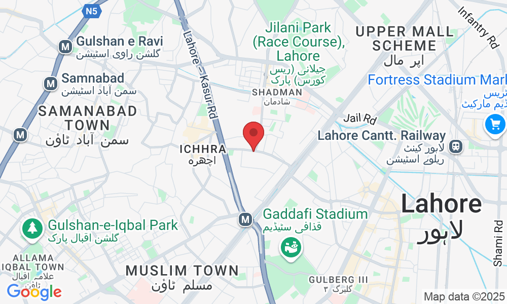 133a Shah Jamal Rd, Commercial Area Fazlia Colony, Lahore, 54000, Pakistan