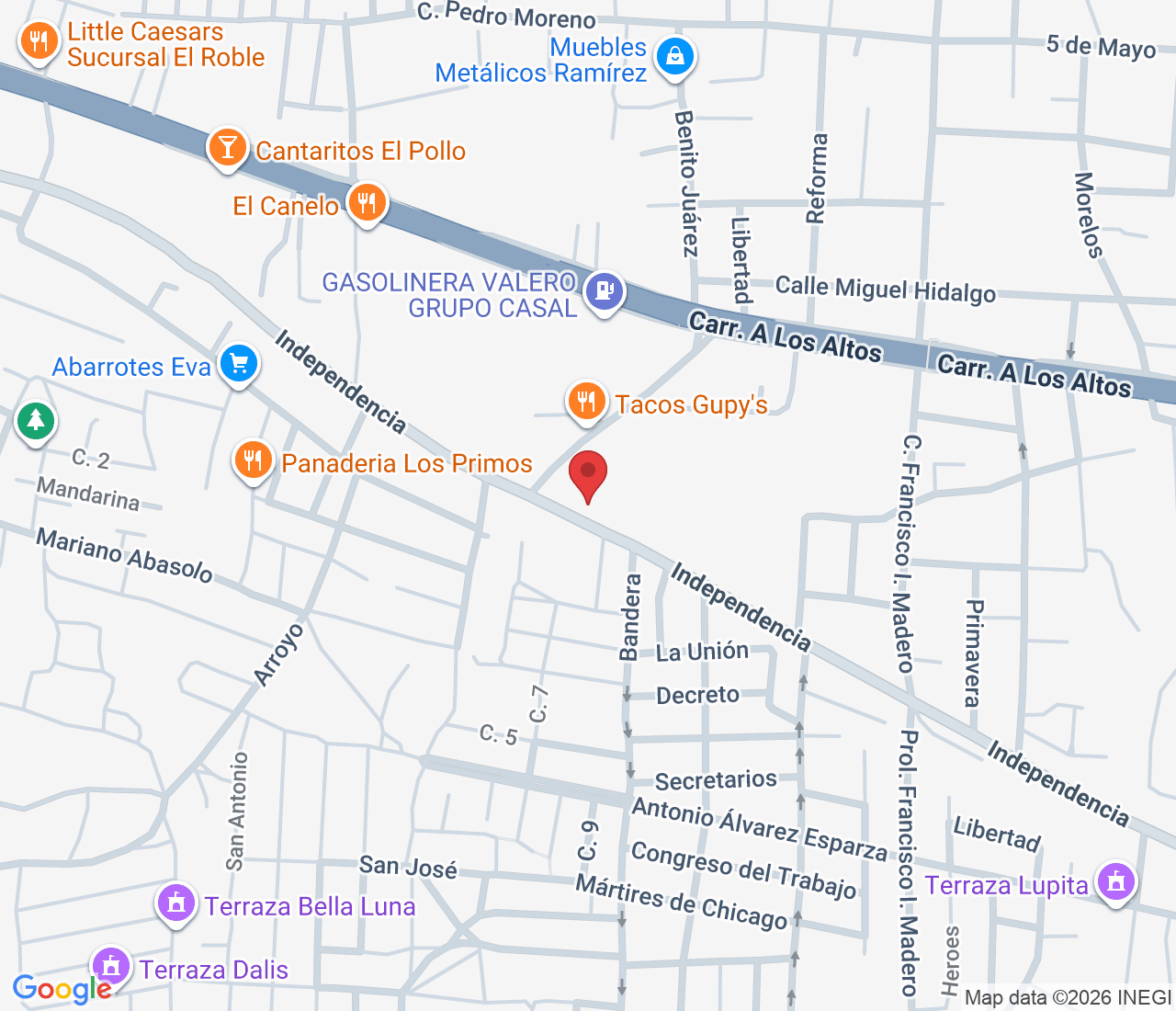 Independencia 373, Los Puestos, 45638 San Pedro Tlaquepaque, Jal., México