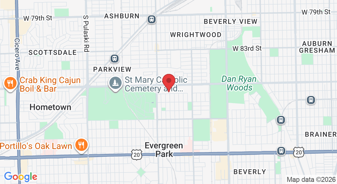 8748 S Utica Ave, Evergreen Park, IL 60805, USA