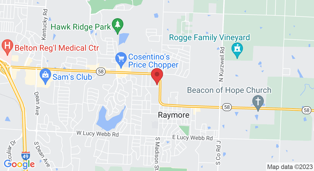 402 W Pine St suite f, Raymore, MO 64083, USA