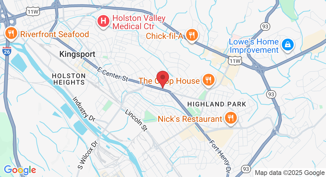 1410 E Center St, Kingsport, TN 37664, USA