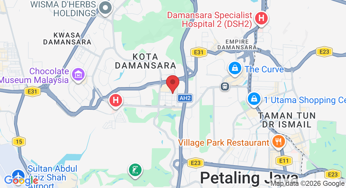 1-2 & 1-3 ( First & Second Floor ), Jalan PJU 5/6 Dataran Sunway, Kota Damansara, 47810 Petaling Jaya, Selangor, Malaysia