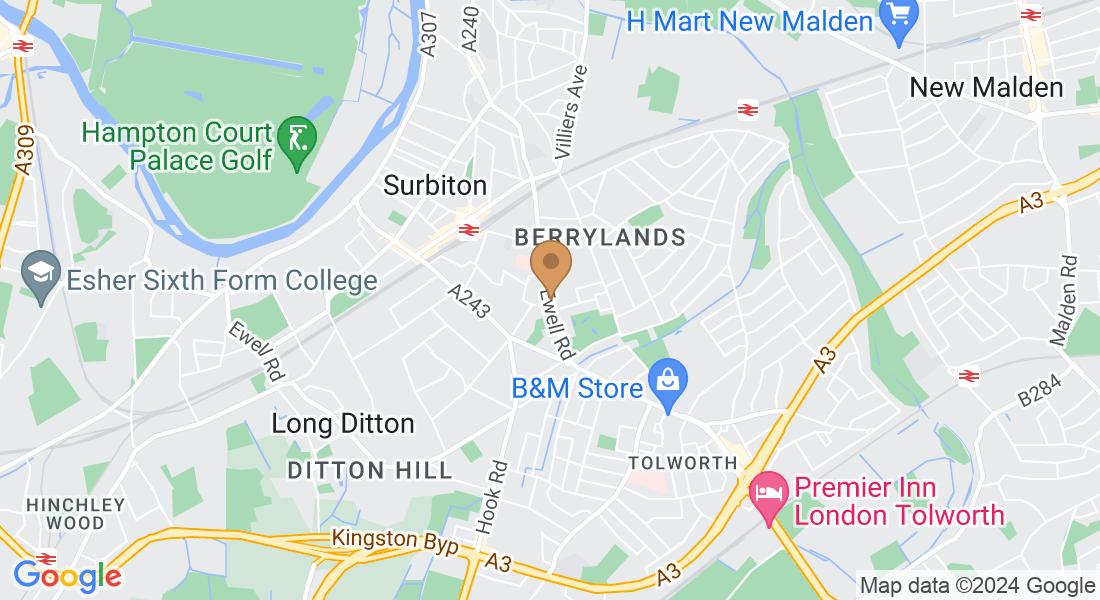 153-155 Ewell Rd, Surbiton KT6 6AW, UK