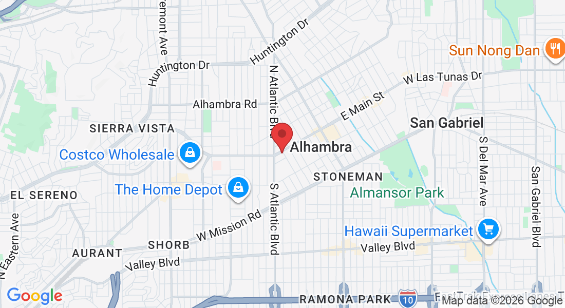600 W Main St #105, Alhambra, CA 91801, USA