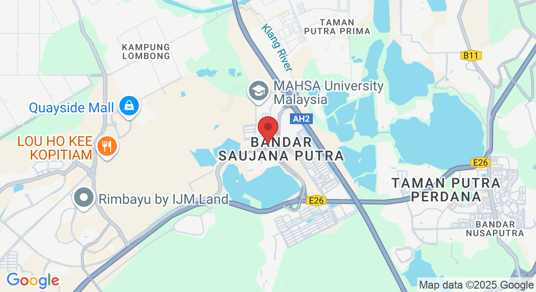 57G, Jln SP 1, Bandar Saujana Putra, 42610 Jenjarom, Selangor, Malaysia