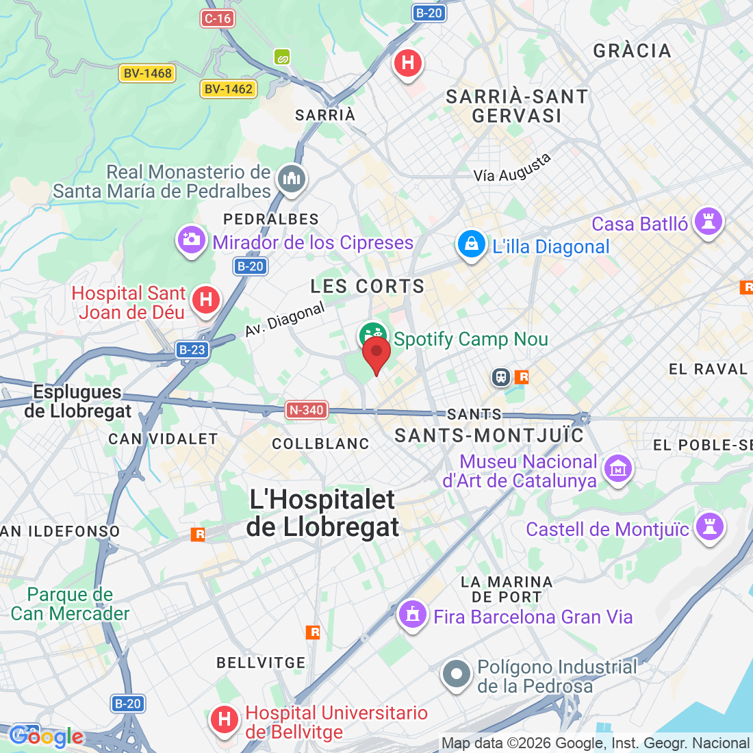 Travessera de les Corts, 82, Les Corts, 08028 Barcelona, España