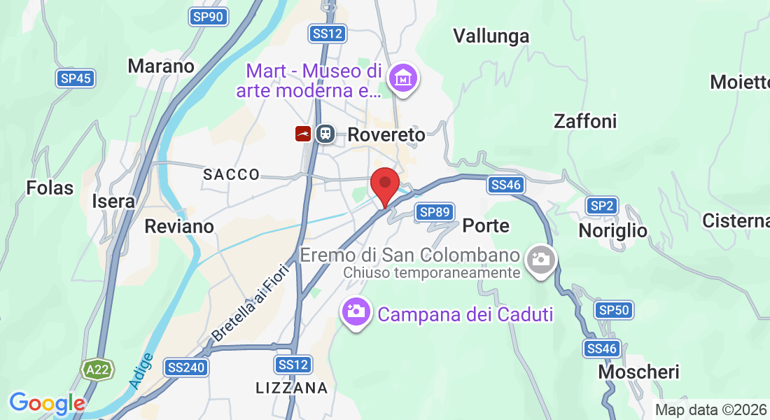 Via S. Maria, 131, 38068 Rovereto TN, Italia