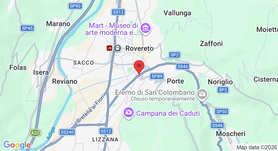 Via S. Maria, 131, 38068 Rovereto TN, Italia