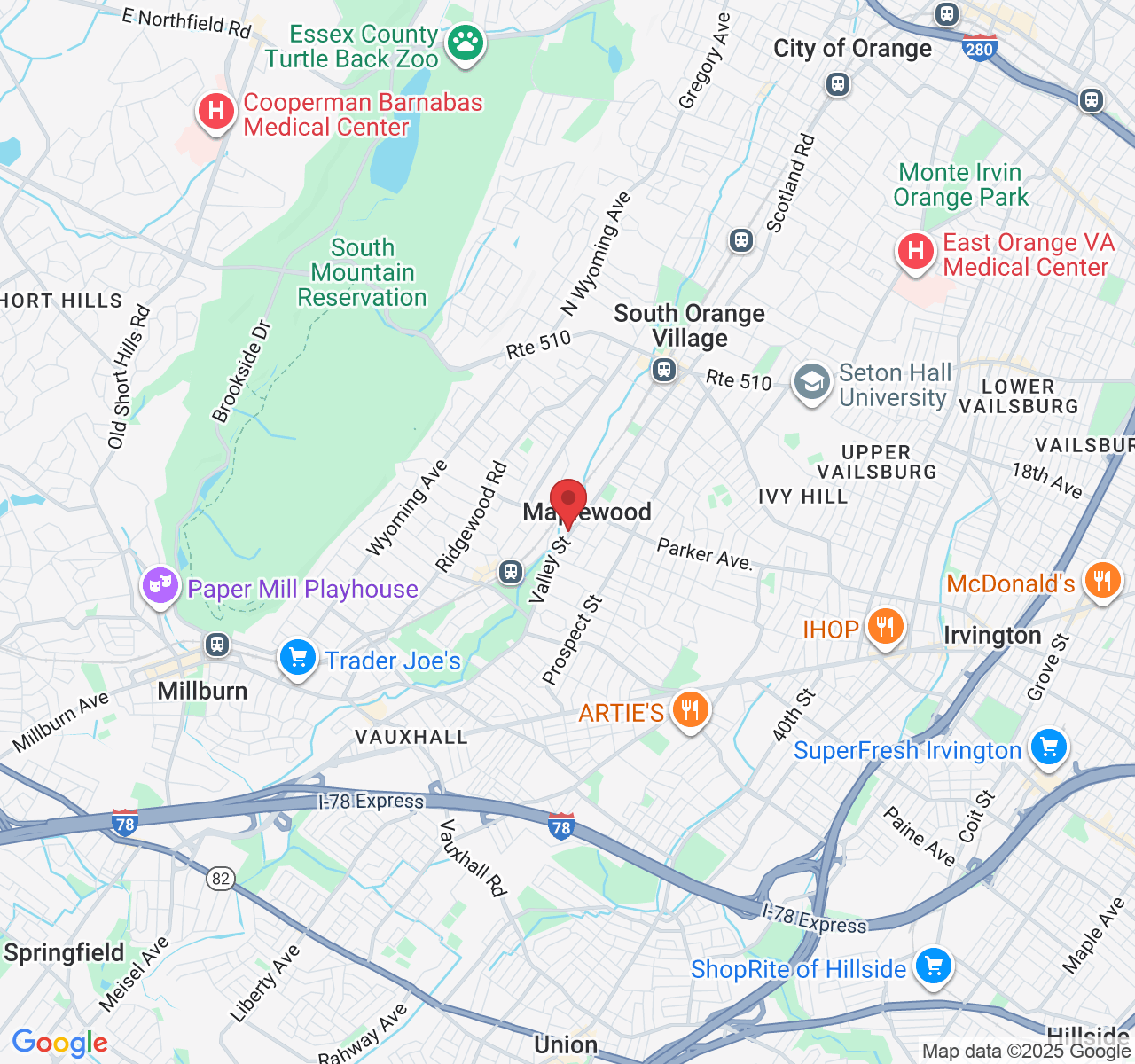 515 Valley St, Maplewood, NJ 07040, USA