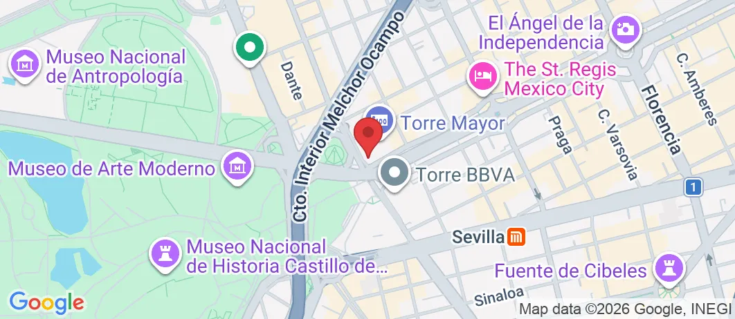 Av. P.º de la Reforma 509, Cuauhtémoc, 06500 Ciudad de México, CDMX, México