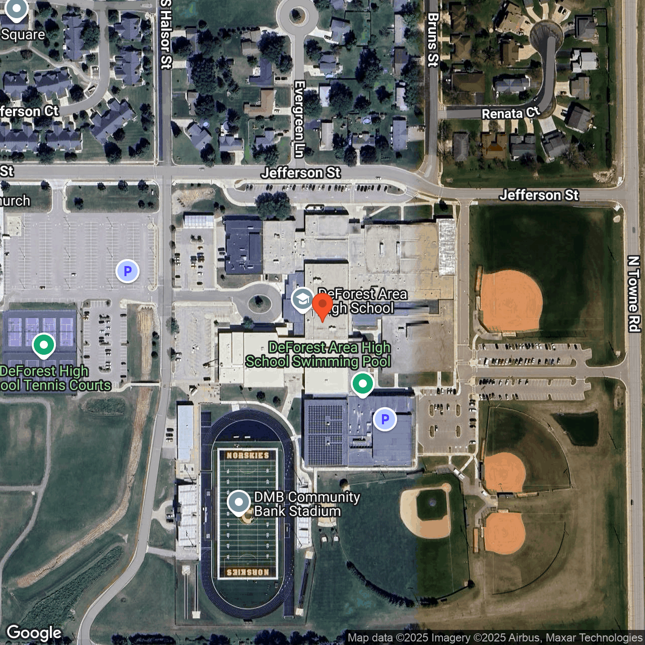 High School South Commons, 815 Jefferson St, DeForest, WI 53532, USA