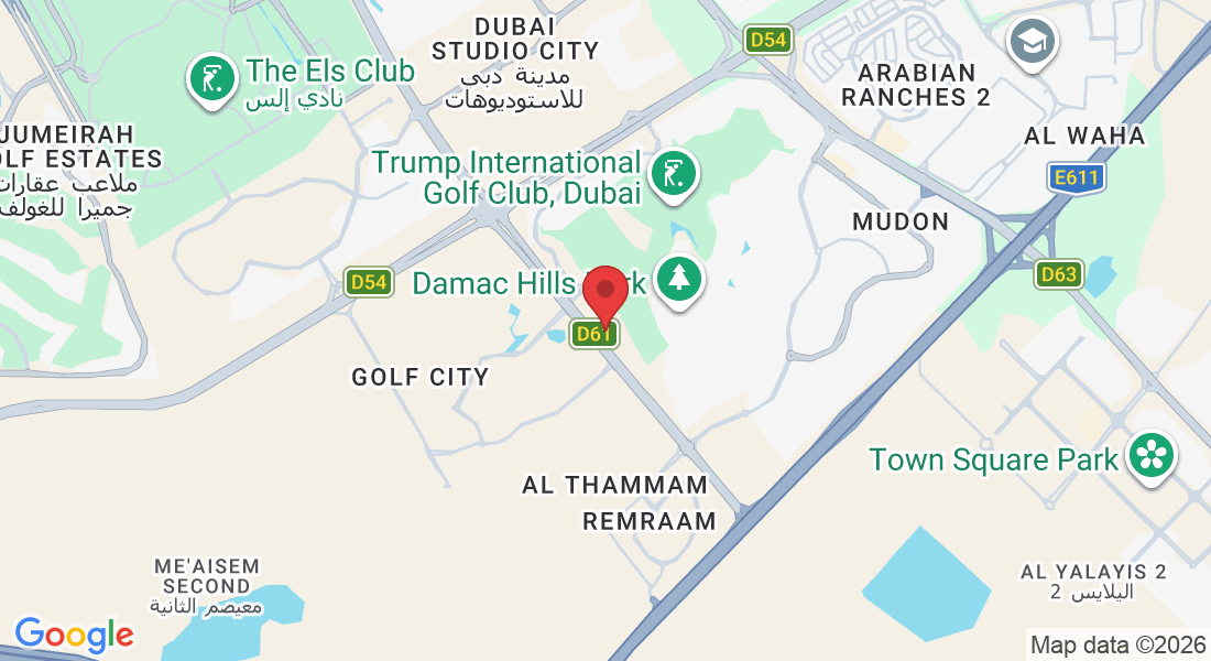 268X+7FP - Al Hebiah Third - DAMAC Hills - Dubai - United Arab Emirates