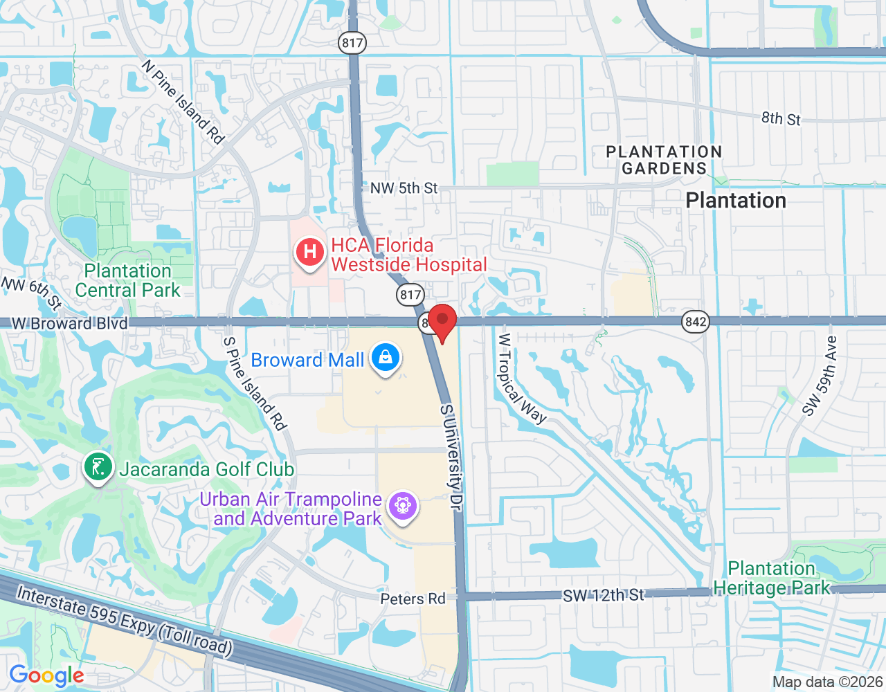 222 S University Dr, Plantation, FL 33324, USA