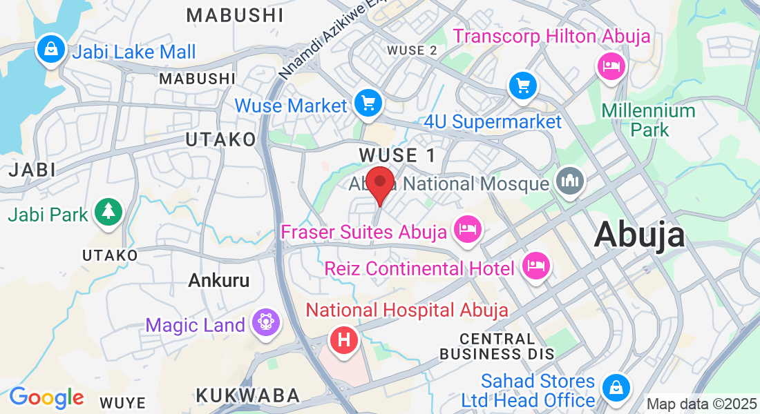 Abidjan St, Wuse, Abuja 904101, Federal Capital Territory, Nigeria