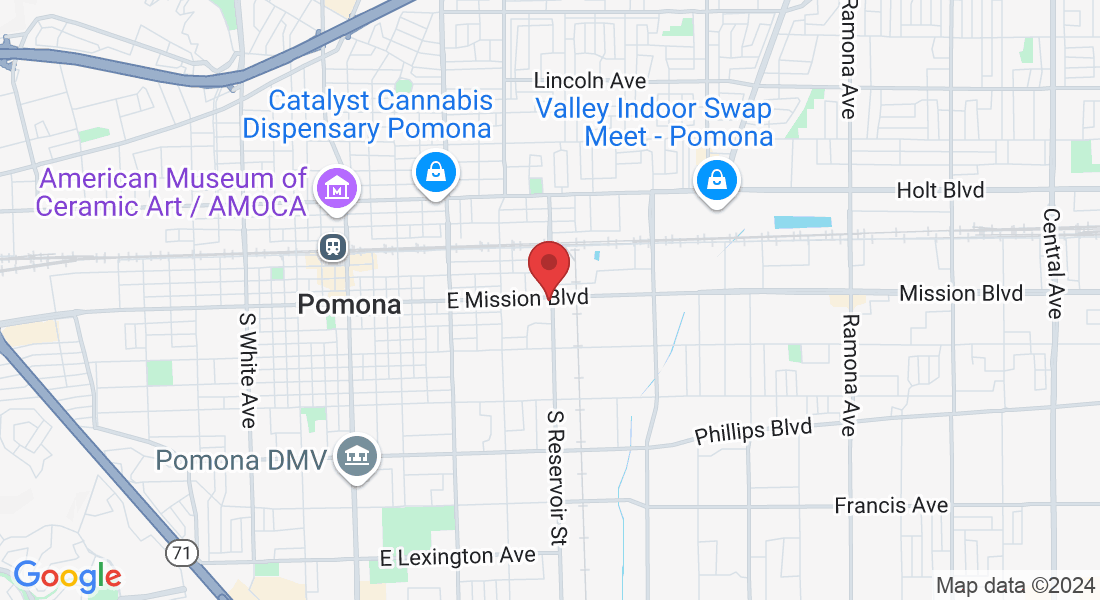 1190 E Mission Blvd, Pomona, CA 91766, USA