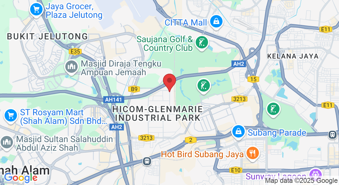 36, Jalan Pemaju U1/15, Hicom-glenmarie Industrial Park, 40150 Shah Alam, Selangor, Malaysia