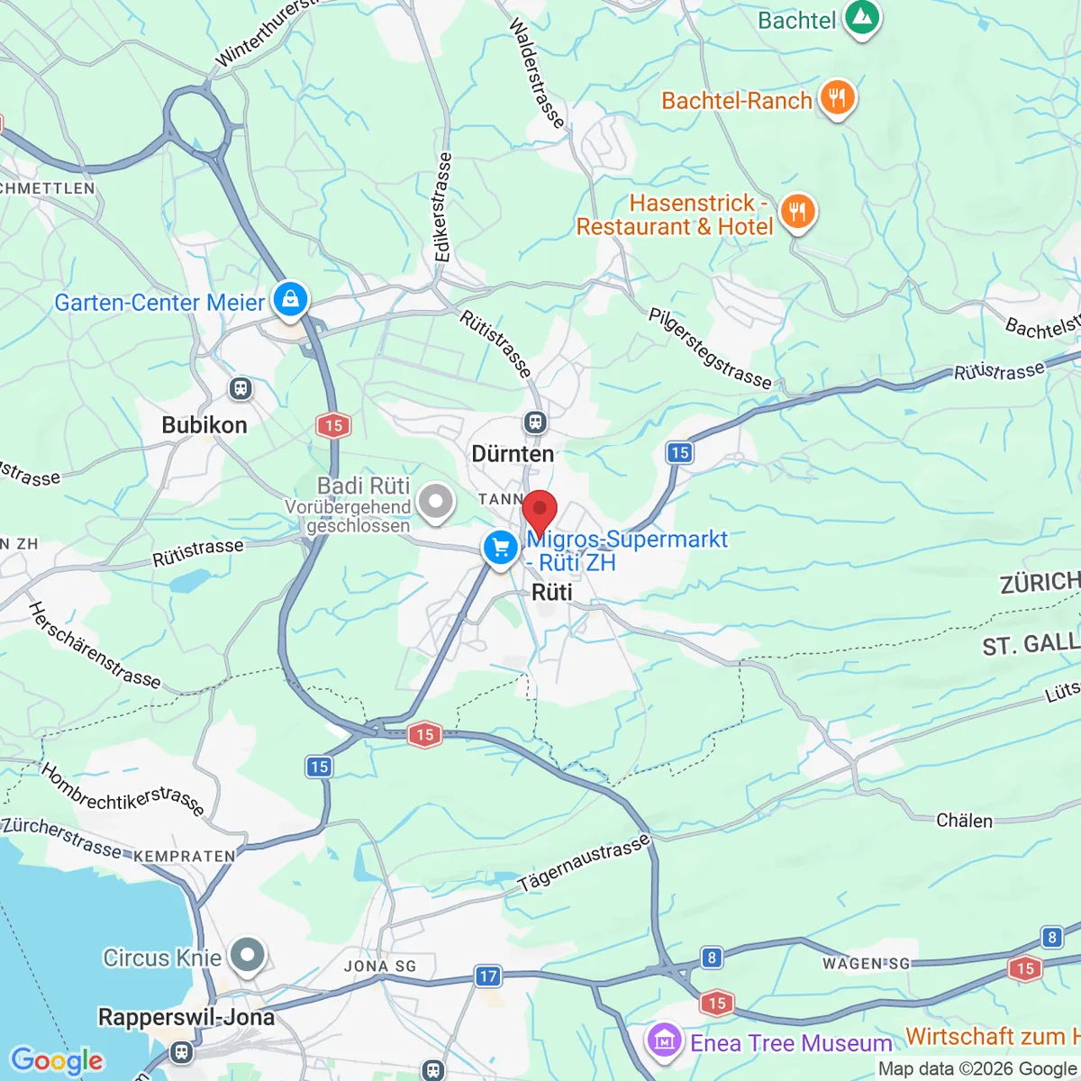 Dorfstrasse 43, 8630 Rüti, Schweiz
