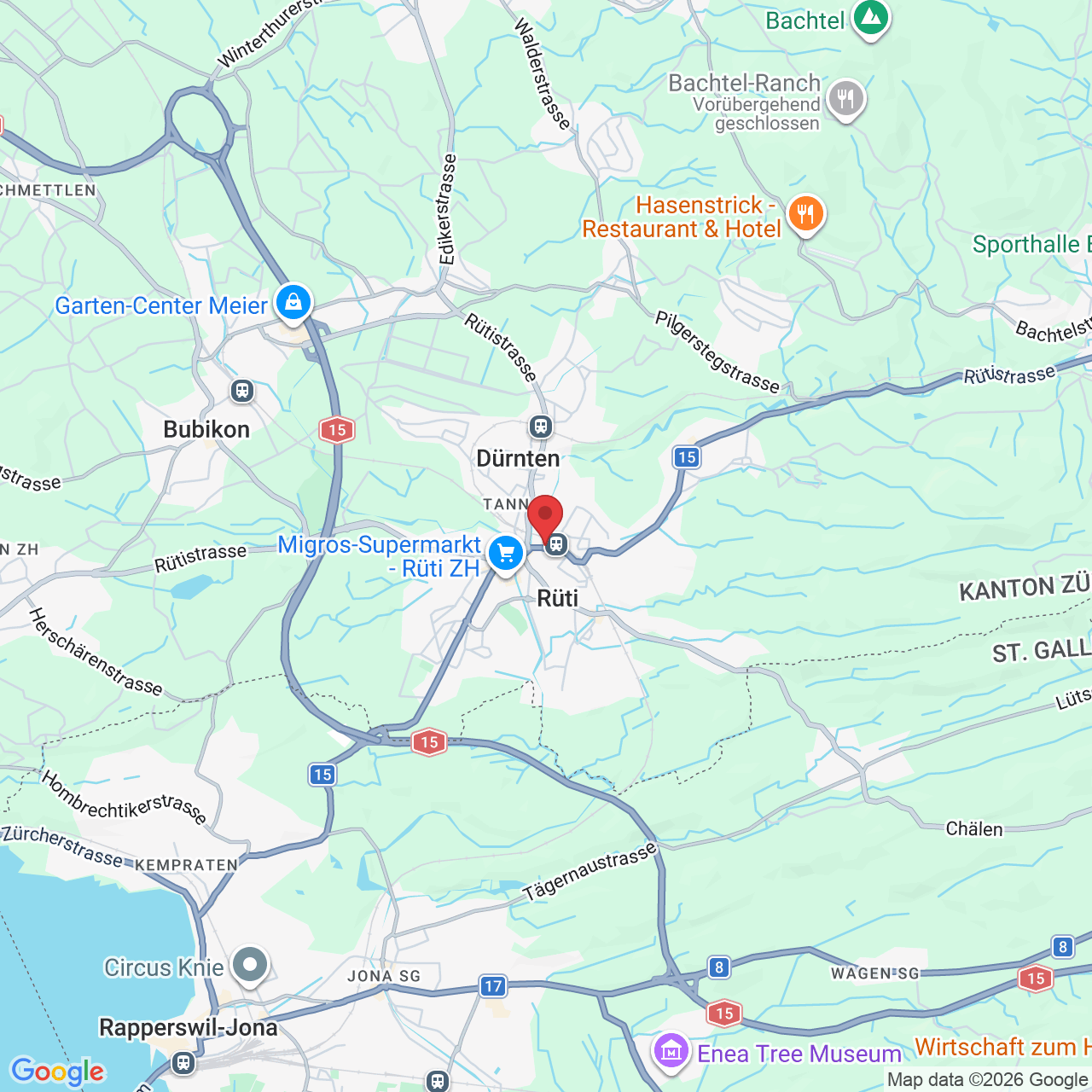 Dorfstrasse 43, 8630 Rüti, Schweiz