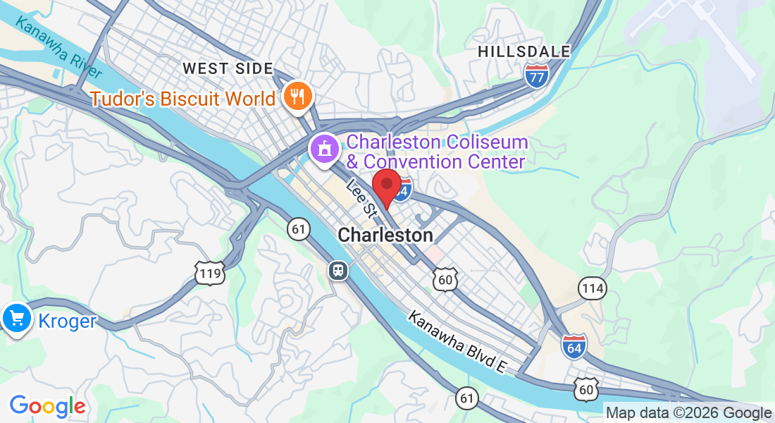 700 Washington St E suite 204, Charleston, WV 25301, USA