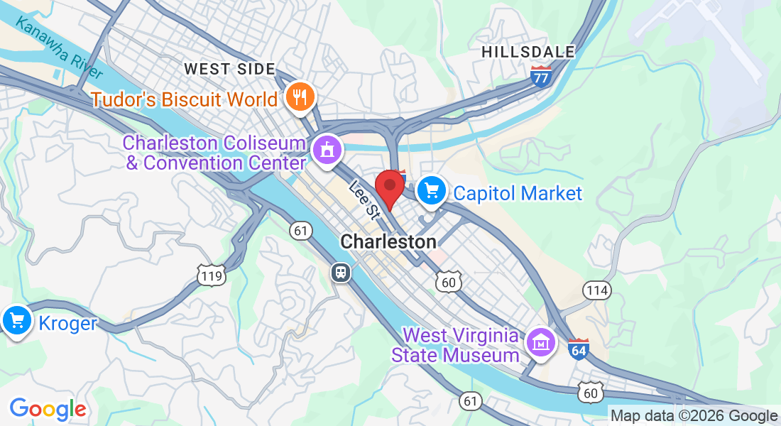 700 Washington St E suite 204, Charleston, WV 25301, USA