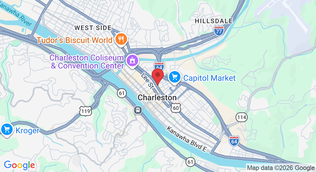 700 Washington St E suite 204, Charleston, WV 25301, USA