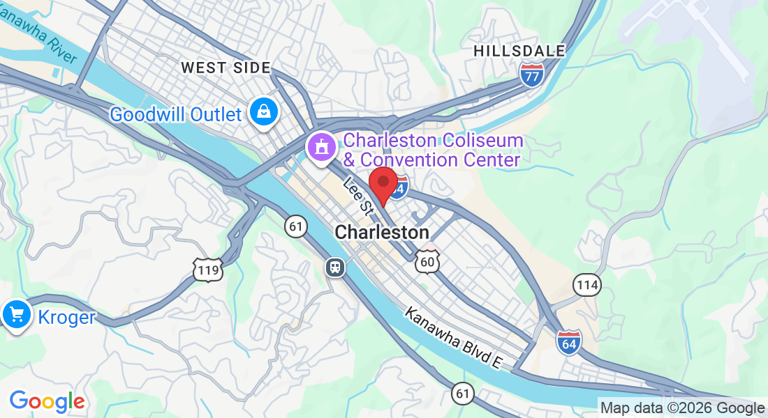 700 Washington St E suite 204, Charleston, WV 25301, USA