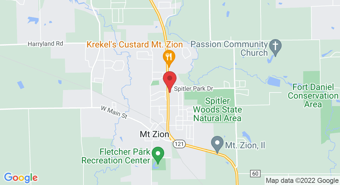 940 IL-121, Mt Zion, IL 62549, USA