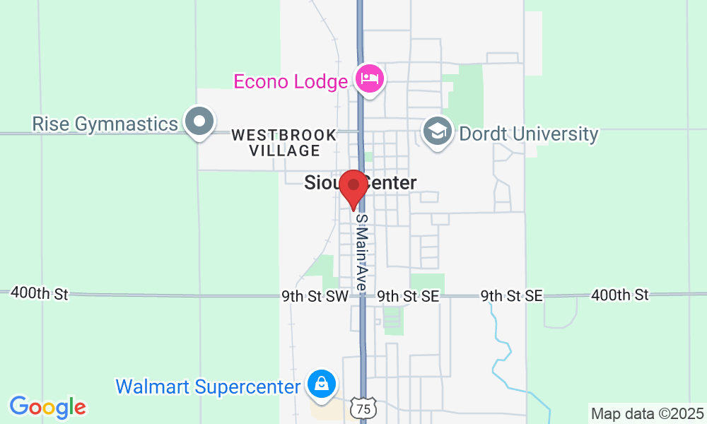 81 W 1st St, Sioux Center, IA 51250, USA
