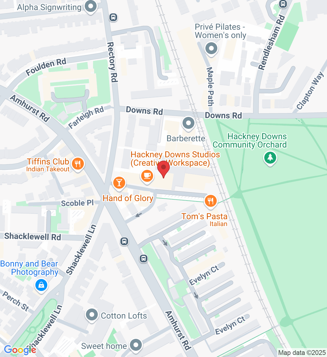 Hackney Downs Studios, 17 Amhurst Terrace, Lower Clapton, London E8 2BT, UK