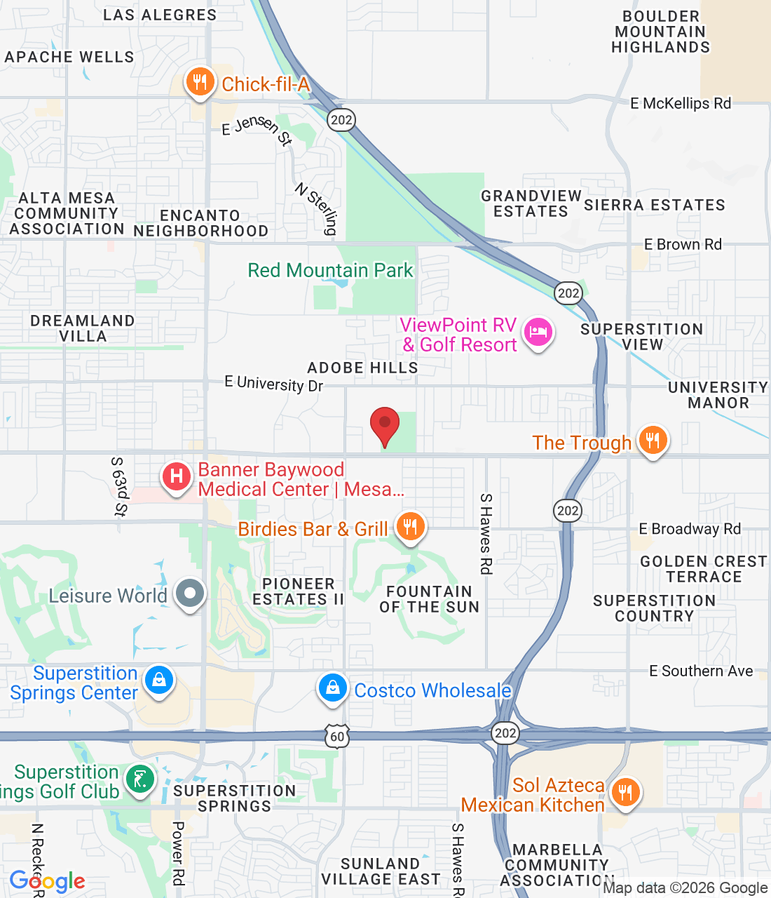 7900 E Main St, Mesa, AZ 85207, USA