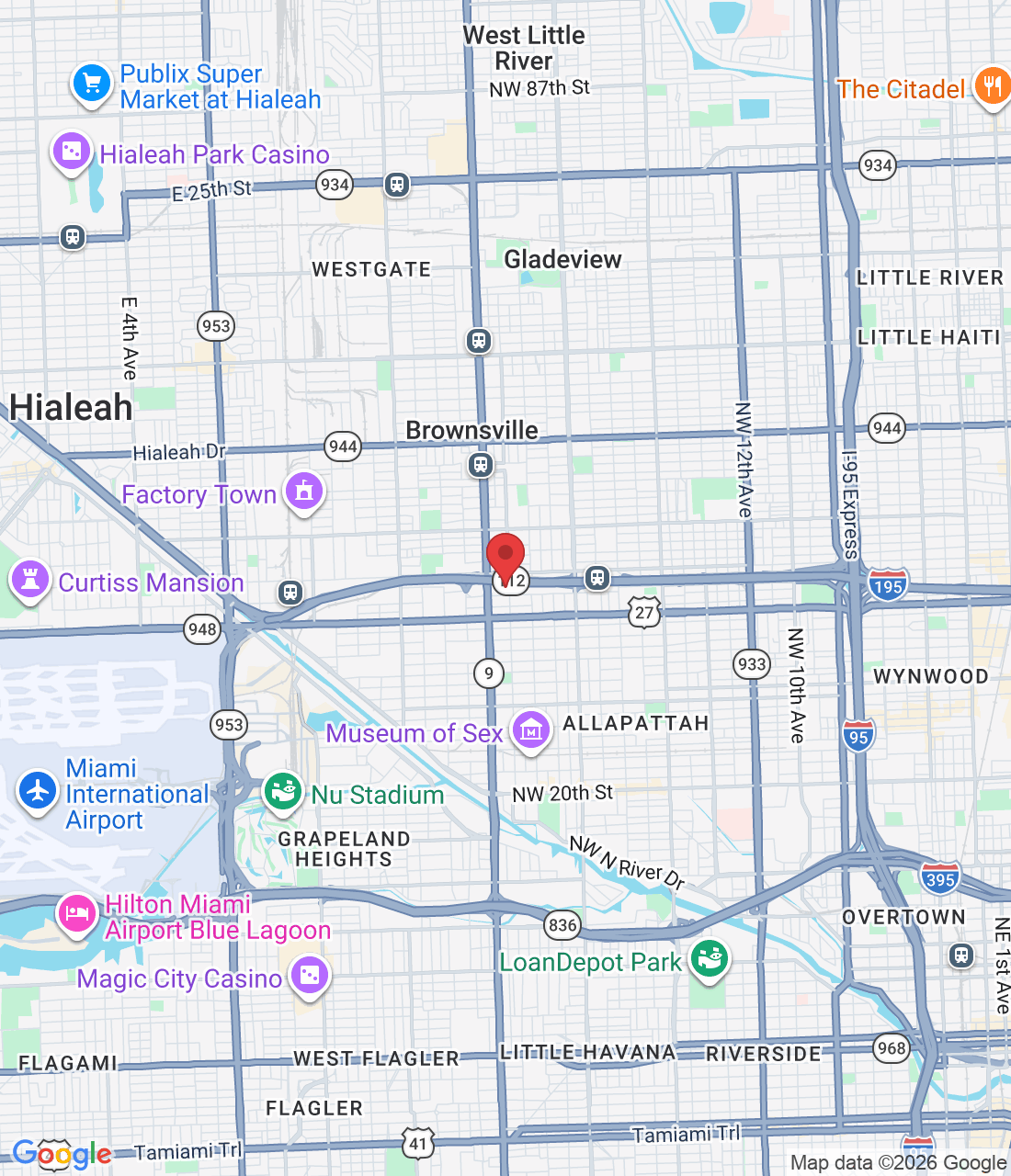 2500 NW 39th St, Miami, FL 33142, USA
