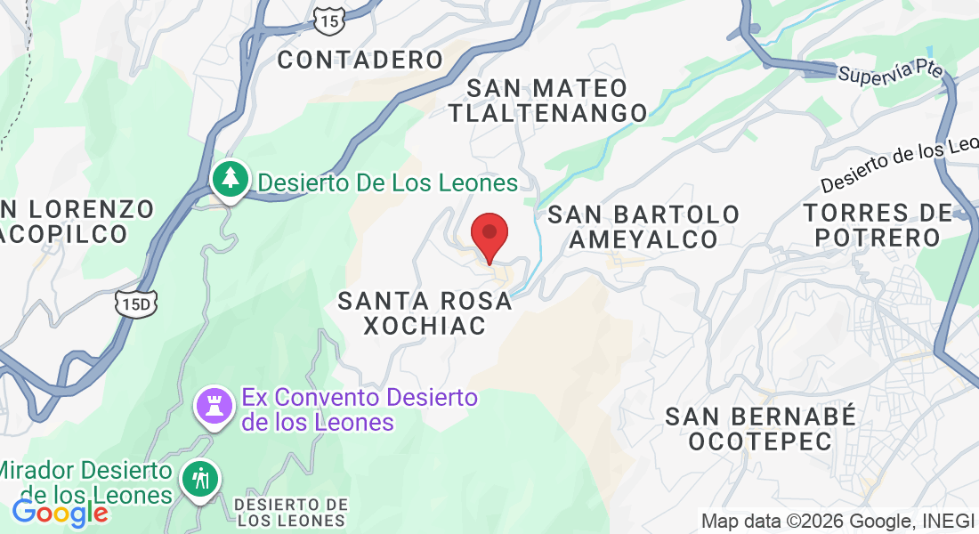 Fray Bartolomé de las Casas 22, Santa Rosa Xochiac, Álvaro Obregón, 01830 Ciudad de México, CDMX, México