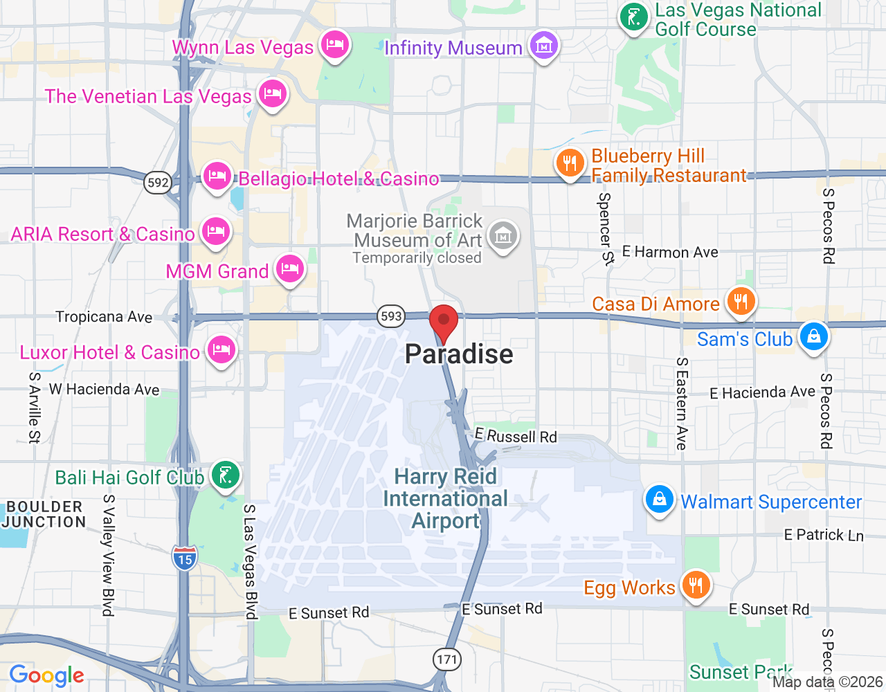 5030 Paradise Rd c209, Las Vegas, NV 89119, USA