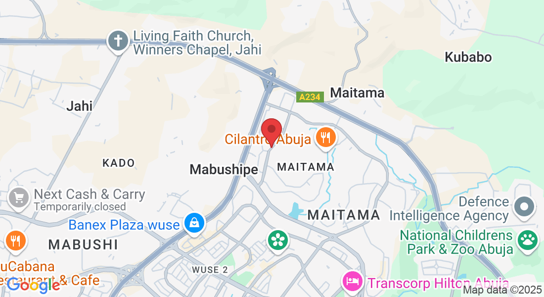 Alvan Ikoku Wy, Maitama, Abuja 904101, Federal Capital Territory, Nigeria