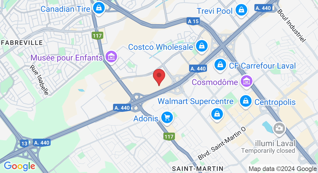 3611 A. 440, Laval, QC H7P 5P6, Canada