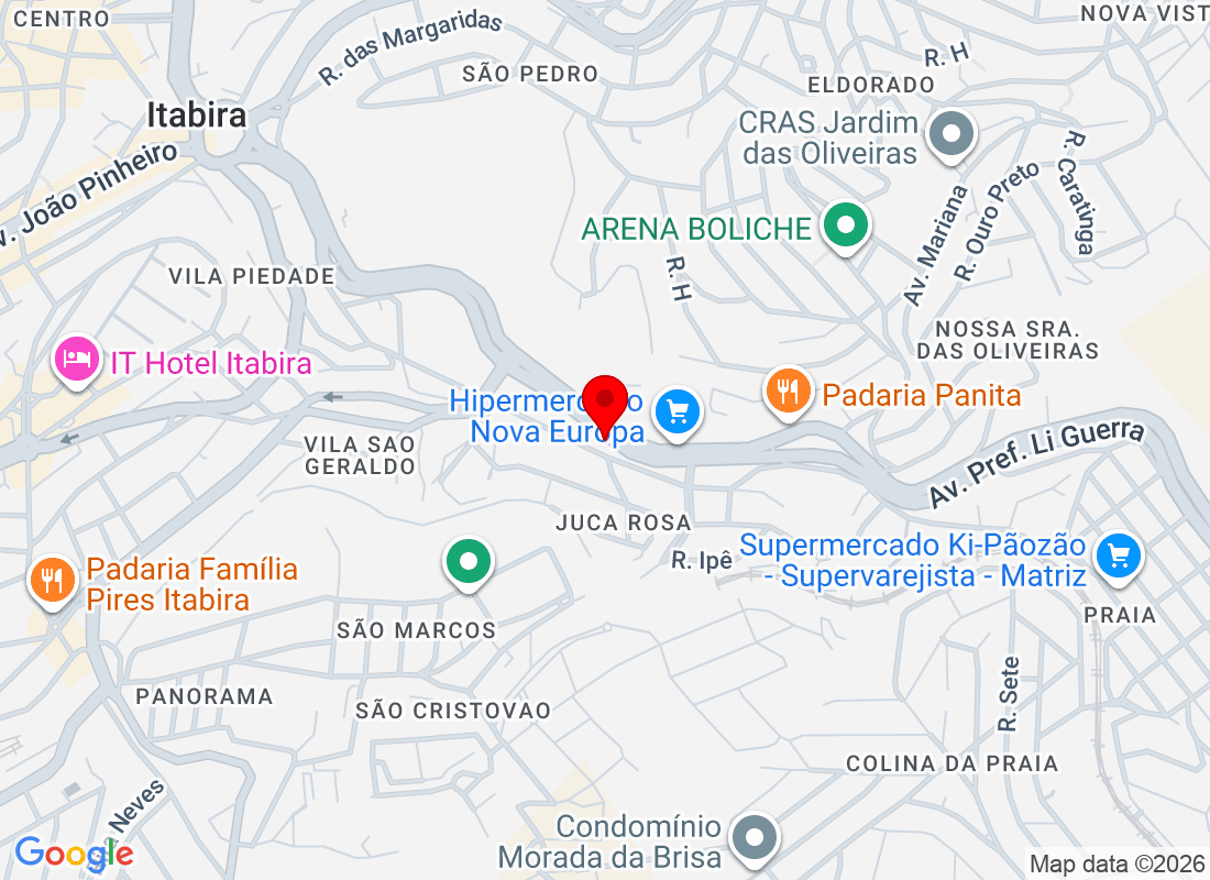 Av. Cristina Gazire, 1080 - Praia, Itabira - MG, 35900-680, Brasil