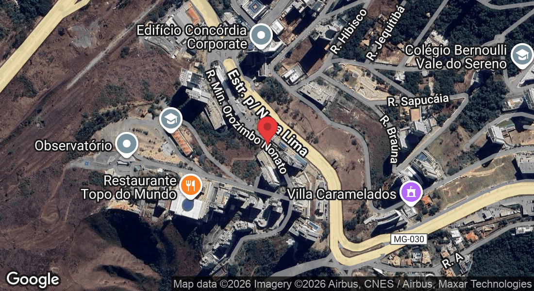 R. Min. Orozimbo Nonato - Vila da Serra, Nova Lima - MG, 34006-053, Brasil