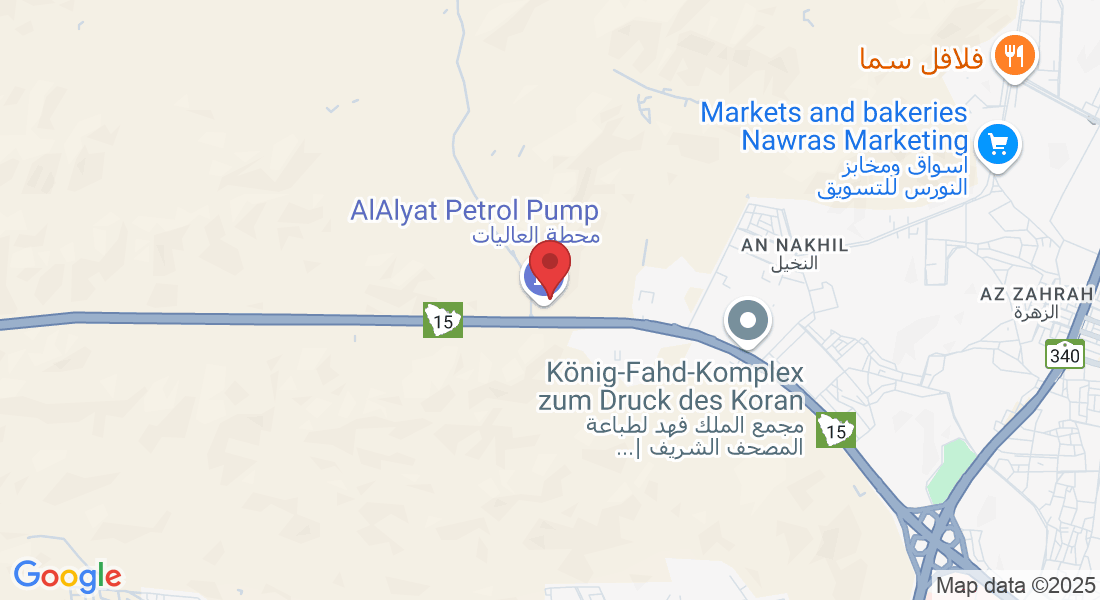الحفيا، طريق تبوك، محطة العاليات، Alhafya, Madinah 42338, Saudi Arabia