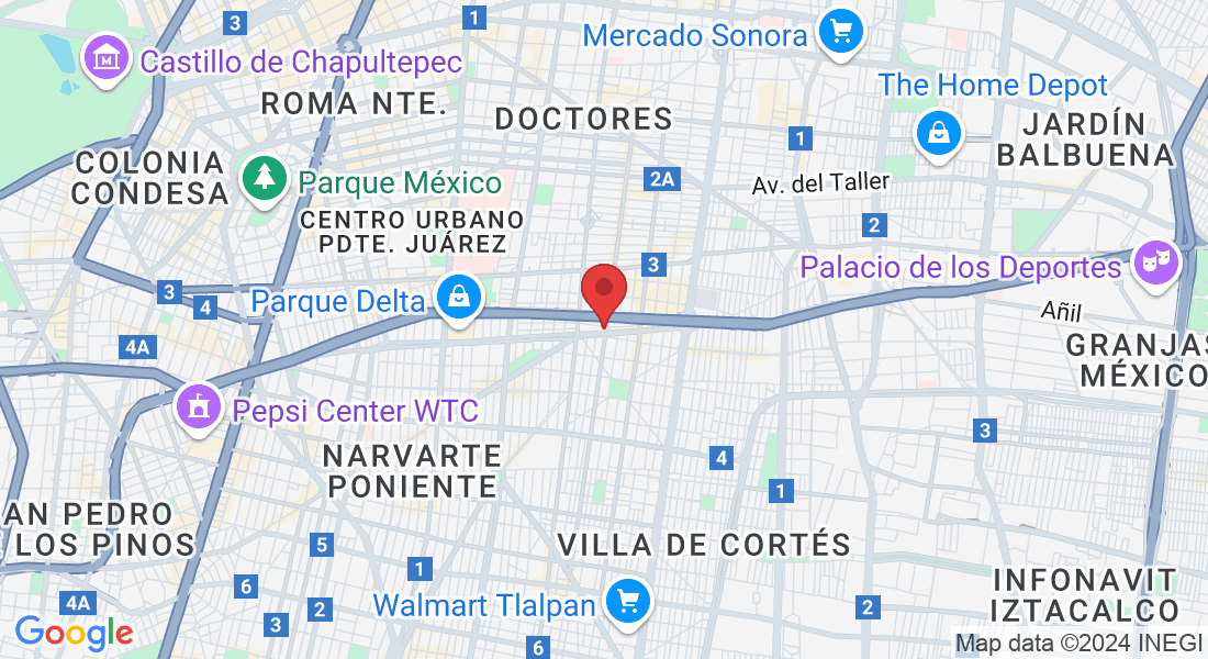 Simón Bolívar 541, Álamos, Benito Juárez, 03400 Ciudad de México, CDMX, México