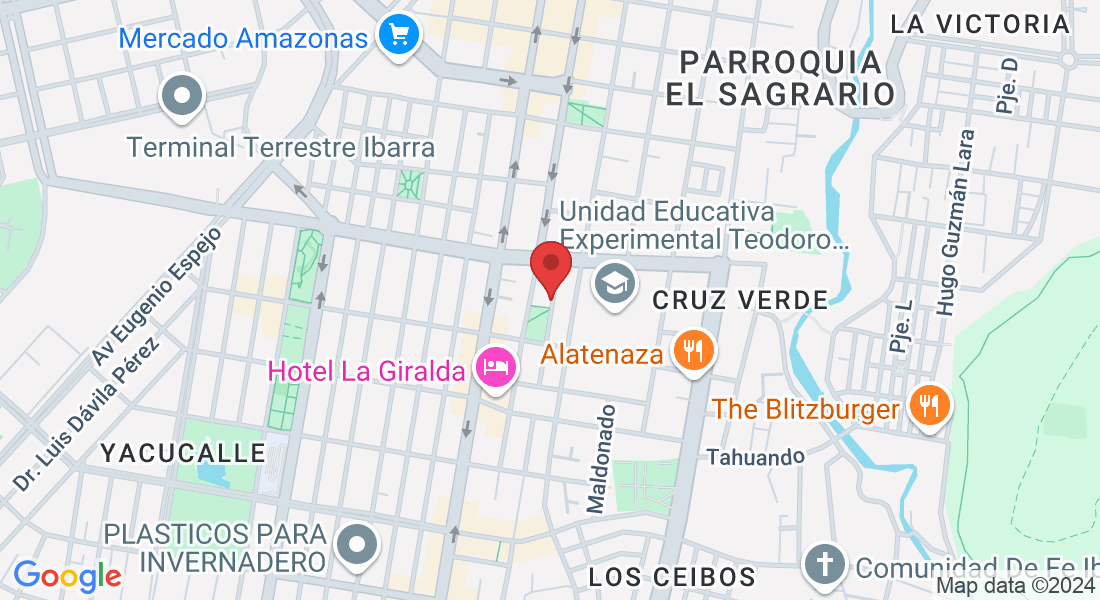 Jacinto Egas 1-83 y Av. Teodoro Gómez de la Torre Padre, Jacinto Egas, Ibarra 100104, Ecuador