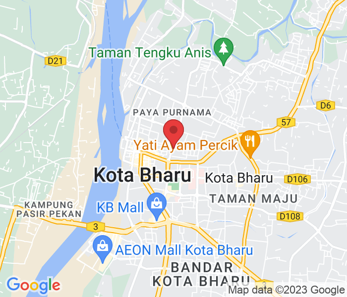 PT 797 & 798, Jln Kebun Sultan, Bandar Kota Bharu, 15350 Kota Bharu, Kelantan, Malaysia