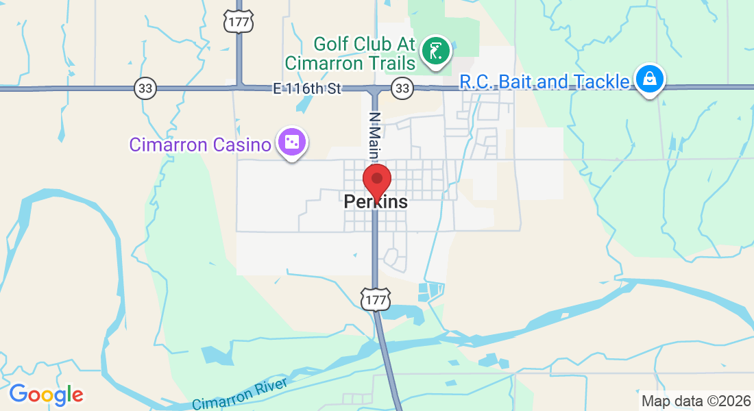 126 S Main St, Perkins, OK 74059, USA