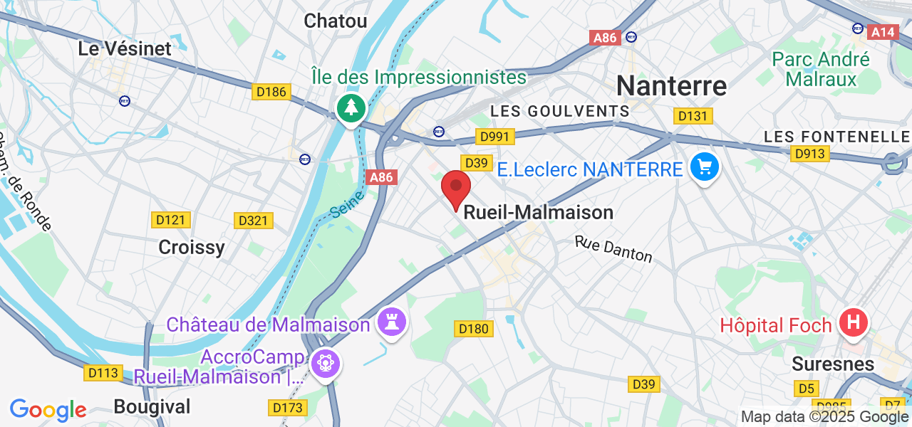 16 Av. des Chateaupieds, 92500 Rueil-Malmaison, France