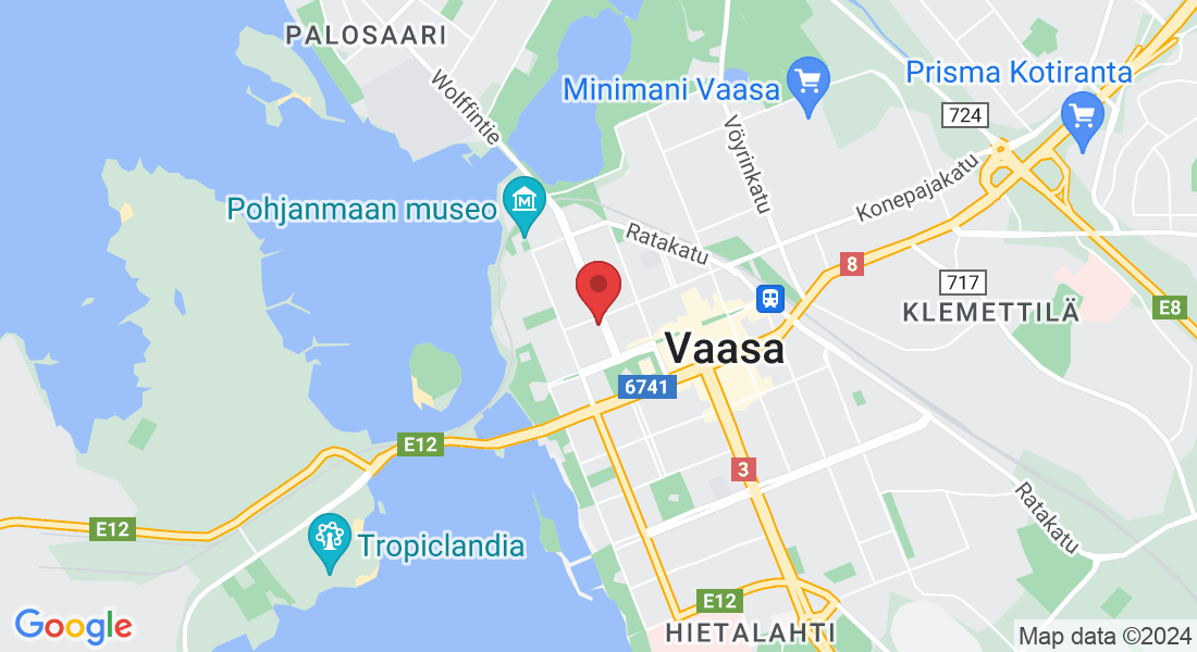 Kirkkopuistikko 18, 65100 Vaasa, Suomi