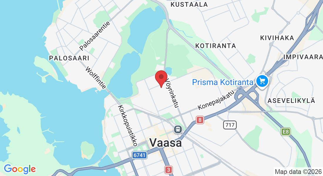 Pitkänlahdenkatu 13, 65100 Vaasa, Suomi