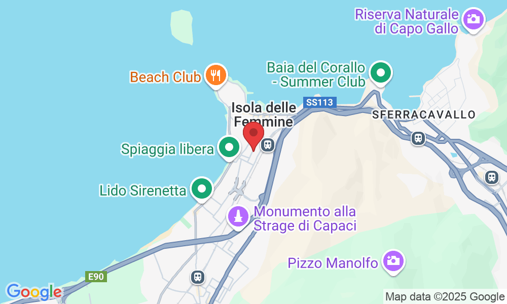 Via Giovanni Falcone, 73, 90040 Isola delle Femmine PA, Italia