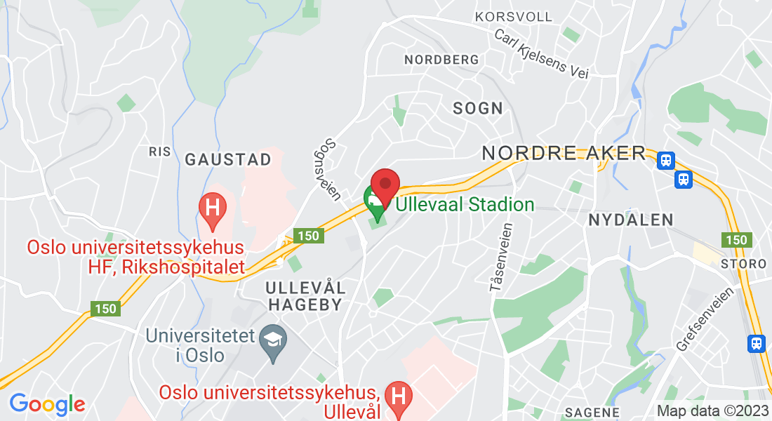 Sognsveien 75E, Ullevål Stadion, Inngang 12-13, 4 etg, 0855 Oslo, Norway