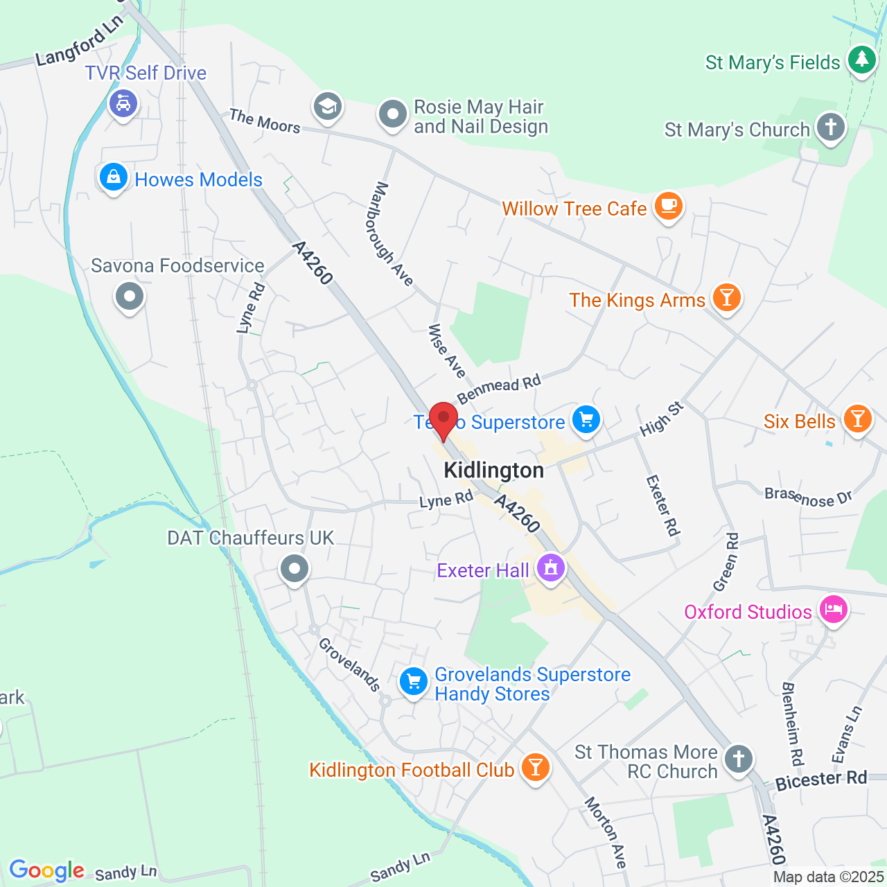 25A Banbury Rd, Kidlington OX5 1AQ, UK